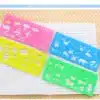 4 Pcs/Lot Cartoon Drawing Template Ruler: Ruler Stationery for kids - Image 6