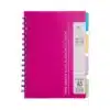 Spiral Notebook with 4 Divider Pages A4/A5: Notebook for School Students - Image 13