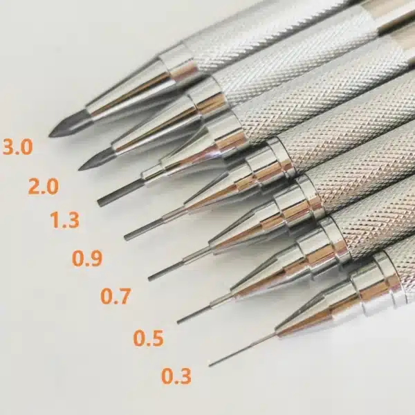 Mechanical Pencil Art Drawing Painting: Office Supply 0.3 0.5 0.7 0.9 1.3 2.0 3.0mm