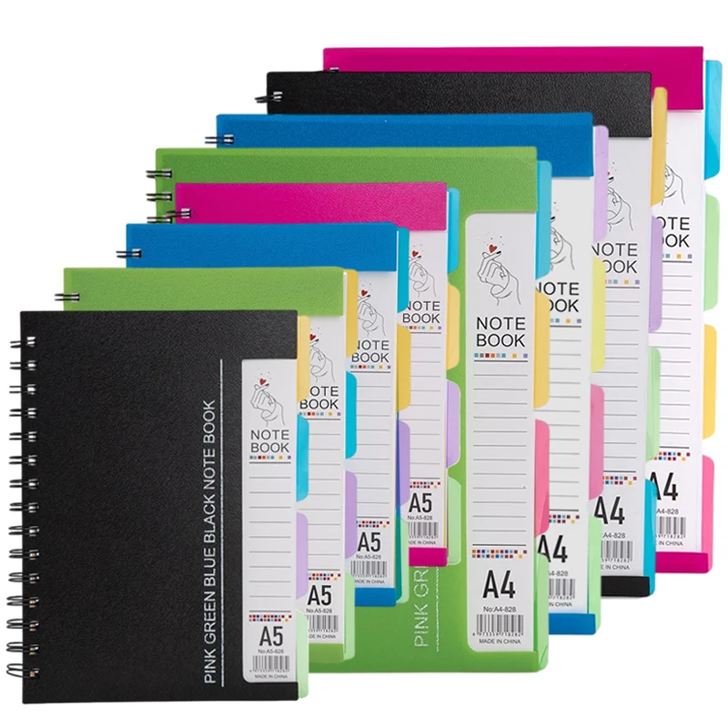 different types of school notebook