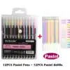 Colors Gel Pens for School Office 12/24 pcs - Image 8