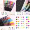 Colors Gel Pens for School Office 12/24 pcs - Image 4