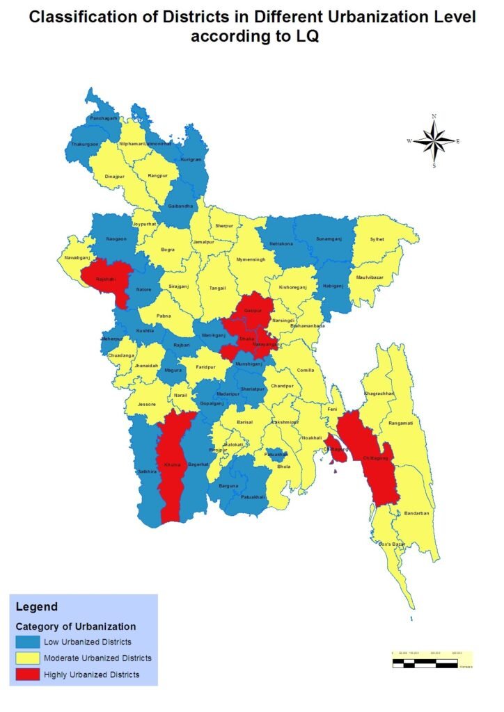 Urbanization patterns in Bangladesh